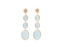 Earrings Marco Bicego Woman Siviglia in Yellow Gold Acquamarina OB1477-AQ01 - OB1477-AQ01